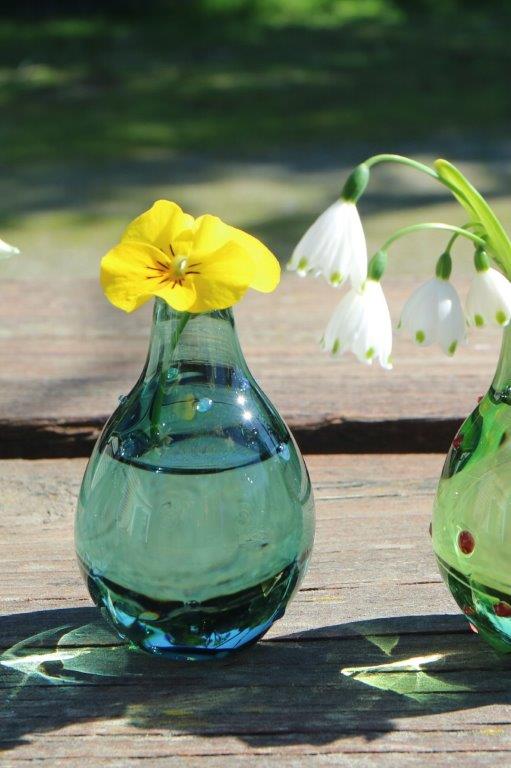 Coloured Polka Dot Vase