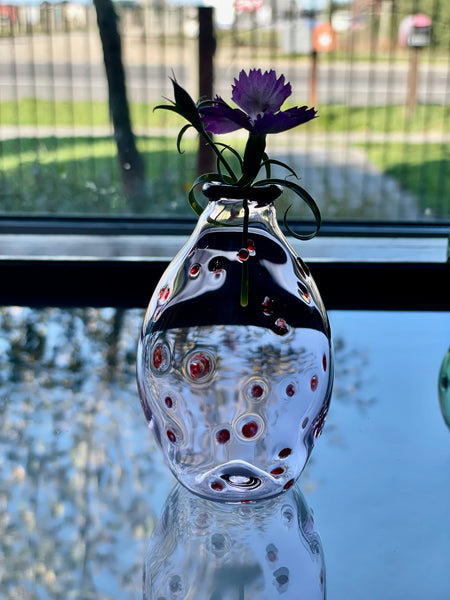 Coloured Polka Dot Vase