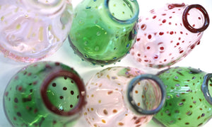 Glass vases handmade with love from New Zealand