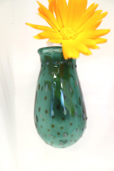 turquoise wall hanging vase 