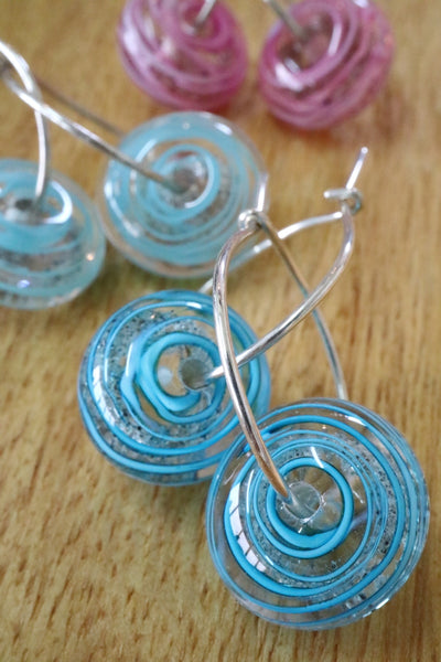Sand Spiral Earrings