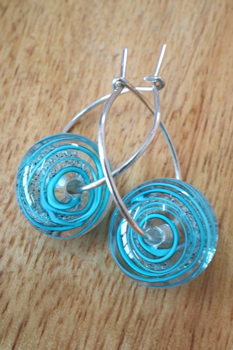 Sand Spiral Earrings