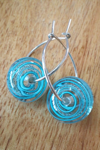 Sand Spiral Earrings