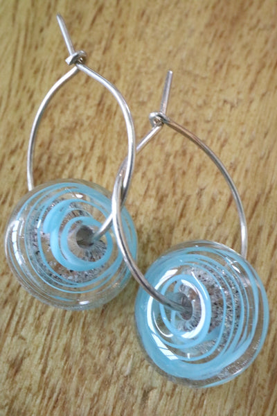 Sand Spiral Earrings