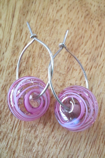 Sand Spiral Earrings