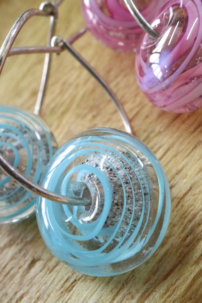 Sand Spiral Earrings