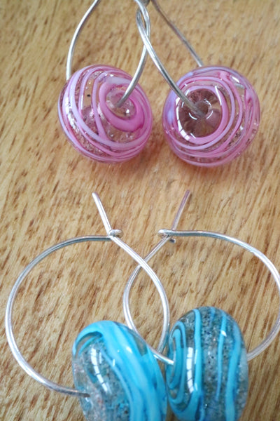Sand Spiral Earrings