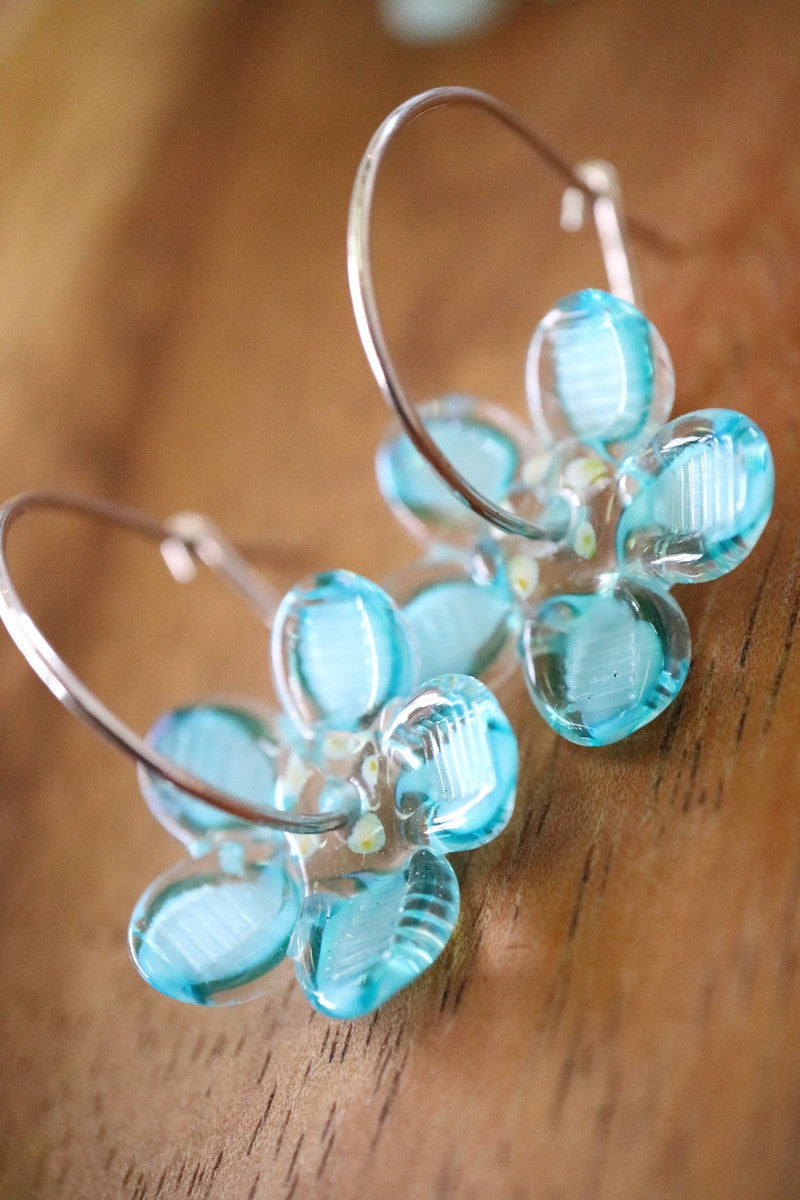 Flower Earrings - Pastel Colours