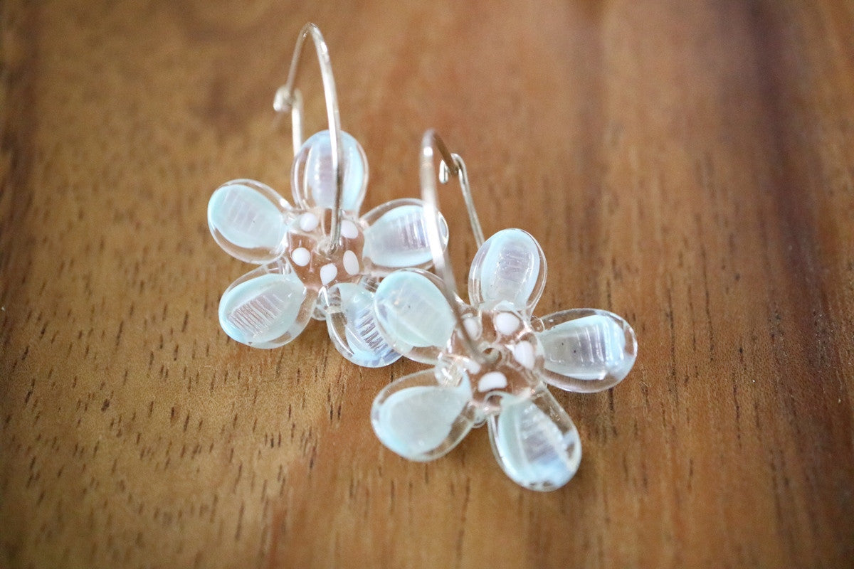Flower Earrings - Pastel Colours