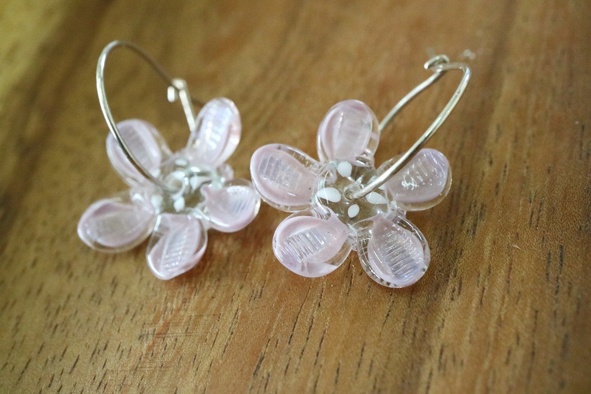 Flower Earrings - Pastel Colours