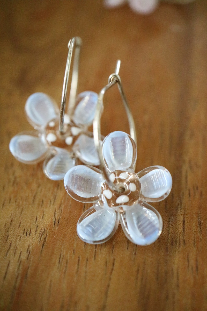 Flower Earrings - Pastel Colours